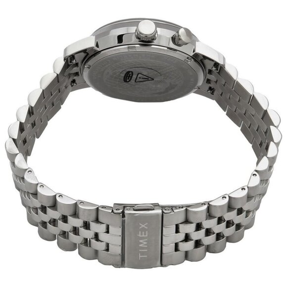 NWT Authentic Timex Marlin Quartz Moon Phase Blue Dial Watch - Picture 4 of 4